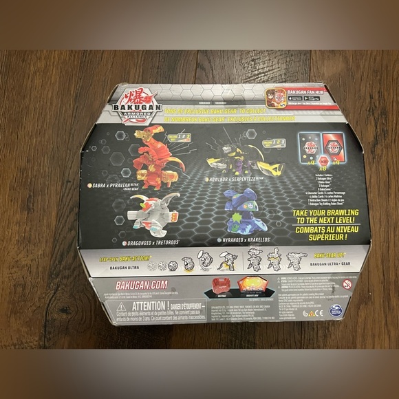 Bakugan Baku-Gear 4-Pack New NIB - Picture 2 of 3